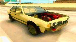 BMW M5 E34 для GTA San Andreas вид спереди