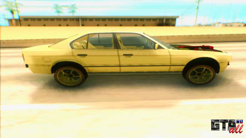 BMW M5 E34 для GTA San Andreas вид сбоку