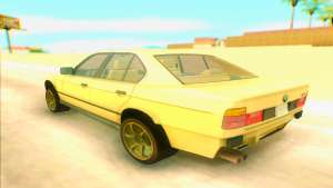 BMW M5 E34 для GTA San Andreas вид сзади