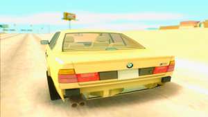 BMW M5 E34 для GTA San Andreas задняя часть