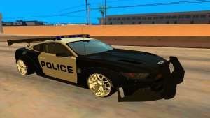 Ford Mustang GT 2015 Police Car для GTA San Andreas вид спереди