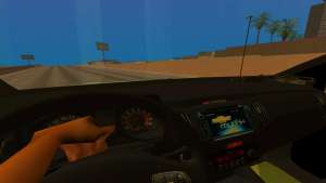 Chevrolet S10 для GTA San Andreas салон