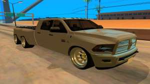 Dodge Ram 3500 для GTA San Andreas вид спереди