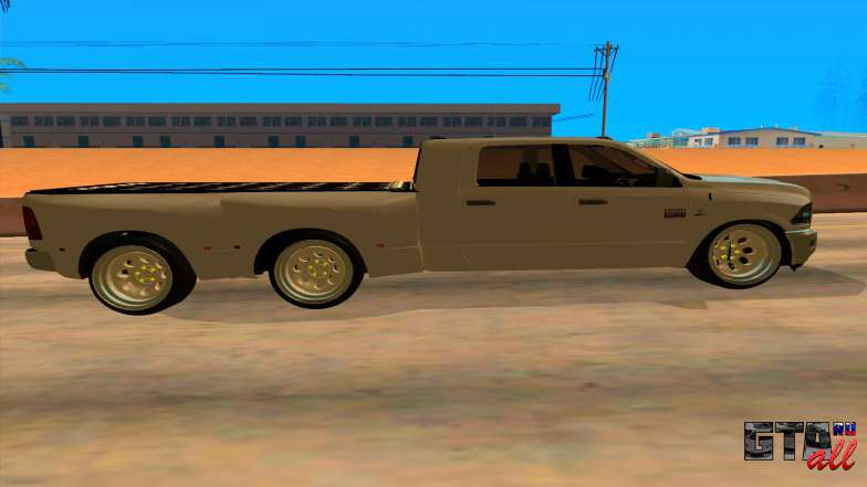 Dodge Ram 3500 для GTA San Andreas вид сбоку