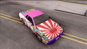 Emilia x Megumin Elegy Itasha Paintjob для GTA San Andreas общий вид