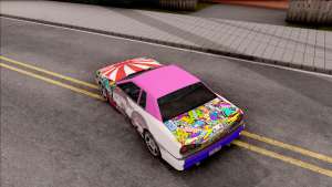 Emilia x Megumin Elegy Itasha Paintjob для GTA San Andreas наклейки