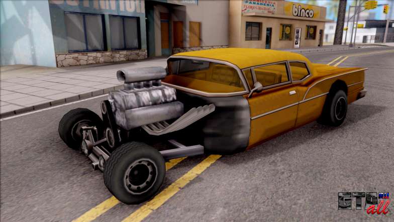 Tornado Rat Rod для GTA San Andreas вид спереди