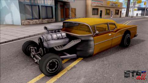 Tornado Rat Rod для GTA San Andreas вид спереди