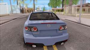 Mazda 6 MPS для GTA San Andreas вид сзади