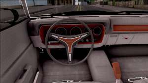 Plymouth GTX Roadrunner 1972 Fate Of Furious 8 для GTA San Andreas салон