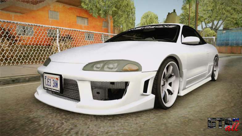 Mitsubishi Eclipse GSX для GTA San Andreas вид спереди