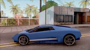 Pegassi Infernus для GTA San Andreas вид сбоку