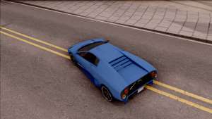 Pegassi Infernus для GTA San Andreas вид сверху