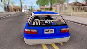 Honda Civic EG Kanjo для GTA San Andreas вид сзади