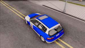 Honda Civic EG Kanjo для GTA San Andreas вид сверху