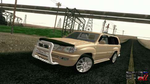 LEXUS LX470 Exclusive для GTA San Andreas вид спереди