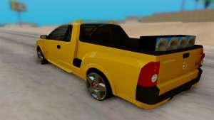 Chevrolet Montana для GTA San Andreas вид сзади