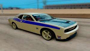 Dodge Challenger Drag Pak Supercharged для GTA San Andreas вид спереди