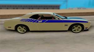 Dodge Challenger Drag Pak Supercharged для GTA San Andreas вид сбоку