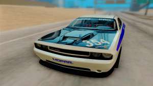 Dodge Challenger Drag Pak Supercharged для GTA San Andreas передняя часть