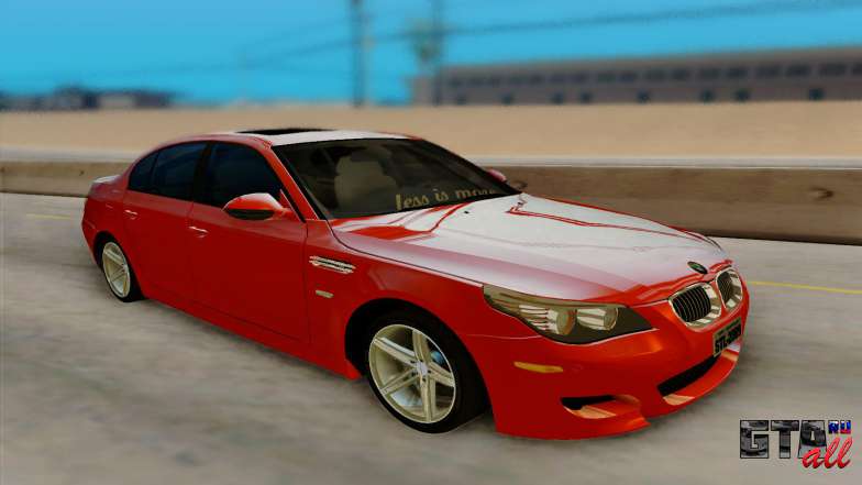 BMW M5 E60 для GTA San Andreas вид спереди