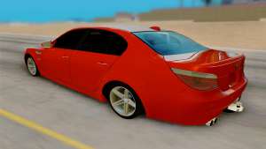 BMW M5 E60 для GTA San Andreas вид сзади