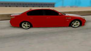 BMW M5 E60 для GTA San Andreas вид сбоку