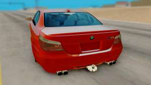 BMW M5 E60 для GTA San Andreas задняя часть