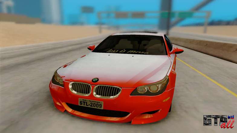 BMW M5 E60 для GTA San Andreas передняя часть