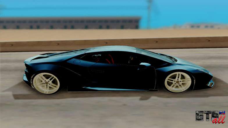 Lamborghini Huracan Custom для GTA San Andreas вид сбоку