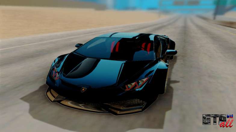 Lamborghini Huracan Custom для GTA San Andreas передняя часть