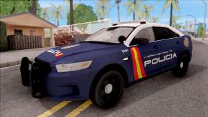 Ford Taurus Spanish Police для GTA San Andreas вид спереди