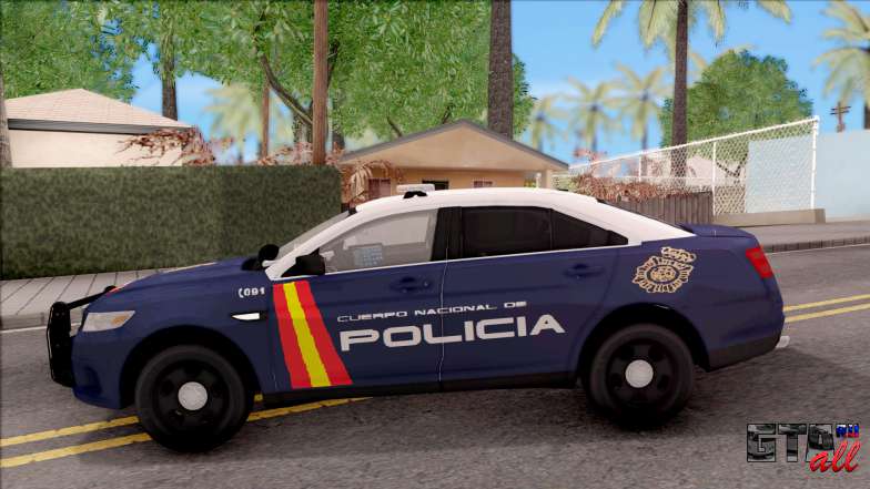 Ford Taurus Spanish Police для GTA San Andreas вид сбоку