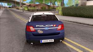 Ford Taurus Spanish Police для GTA San Andreas вид сзади