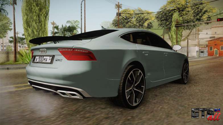 Audi RS7 для GTA San Andreas задняя часть