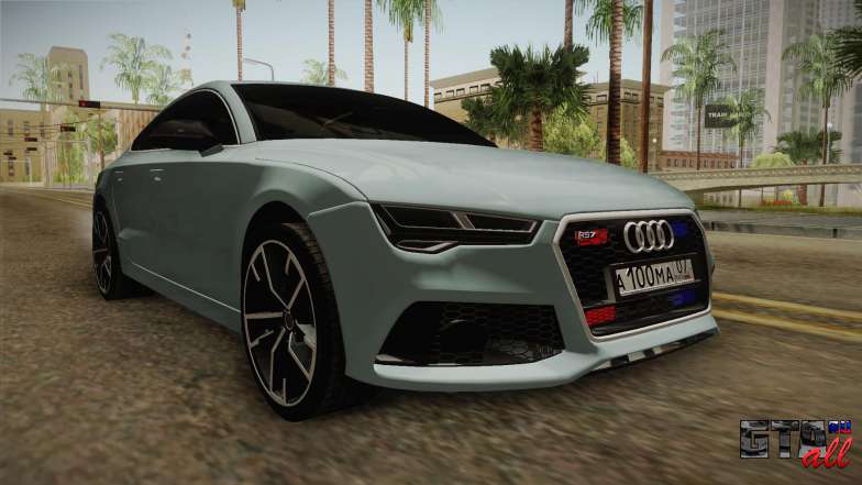 Audi RS7 для GTA San Andreas передняя часть