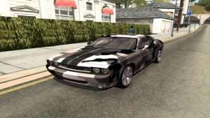 Dodge Challenger SRT для GTA San Andreas вид спереди