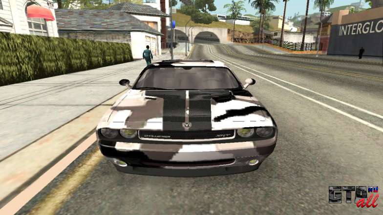 Dodge Challenger SRT для GTA San Andreas передняя часть