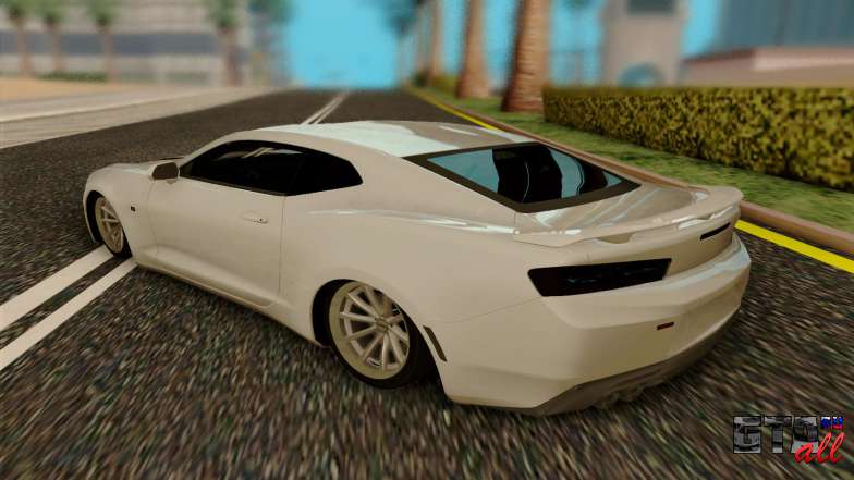 Chevrolet Camaro SS 2016 Stance для GTA San Andreas вид сзади