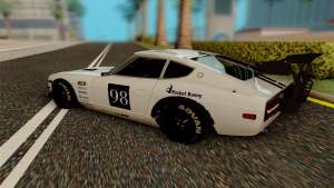 Nissan Fairlady 240Z Rocket Bunny для GTA San Andreas вид сзади