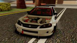 Honda Civic 98 Hatch Rocket Bunny для GTA San Andreas передняя часть