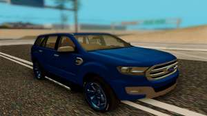 Ford Everest 2017 для GTA San Andreas вид спереди