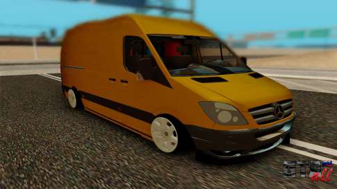 Mercedes Sprinter для GTA San Andreas вид спереди