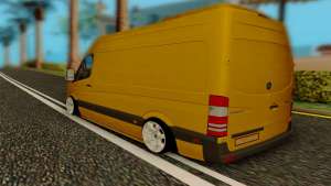 Mercedes Sprinter для GTA San Andreas вид сзади