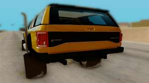 Ford F150 Raptor 4x4 Off-Road для GTA San Andreas задняя часть