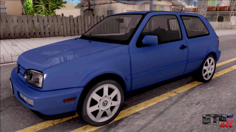 Volkswagen Golf GTI VR6 1998 для GTA San Andreas вид спереди