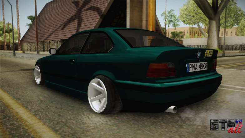 BMW M3 E36 Coupe для GTA San Andreas задняя часть