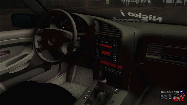 BMW M3 E36 Coupe для GTA San Andreas салон