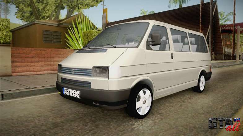 Volkswagen T4 1995 для GTA San Andreas вид спереди