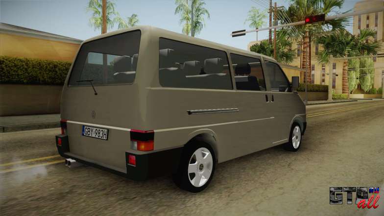 Volkswagen T4 1995 для GTA San Andreas задняя часть